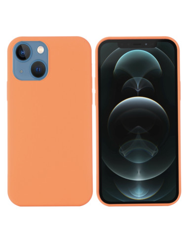 Cover iPhone 13 Silicone Antiurto MagSafe Arancione | Melacompro