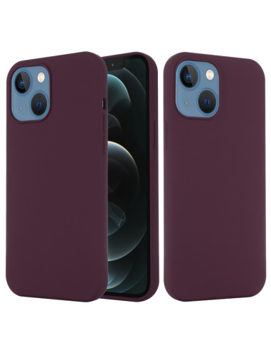 Cover iPhone 13 Silicone Antiurto MagSafe Plum color | Melacompro