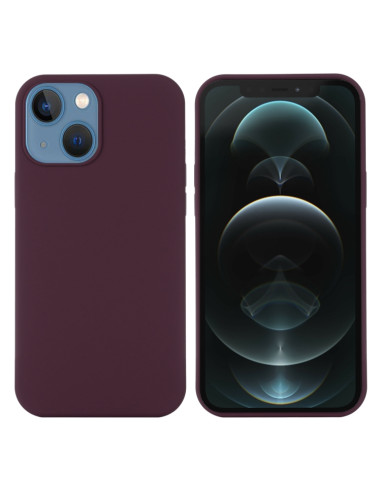 Cover iPhone 13 Silicone Antiurto MagSafe Plum color | Melacompro