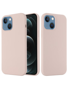Cover iPhone 13 Silicone Antiurto MagSafe Rosa Sabbia Sand Rosa