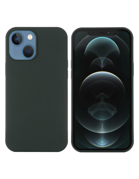 Cover iPhone 13 Silicone Antiurto MagSafe Dark Verde | Melacompro