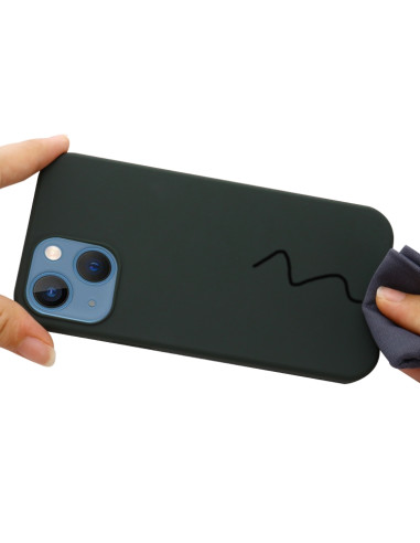 Cover iPhone 13 Silicone Antiurto MagSafe Dark Verde | Melacompro