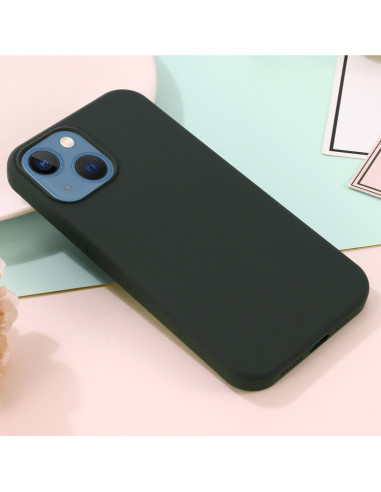 Cover iPhone 13 Silicone Antiurto MagSafe Dark Verde | Melacompro