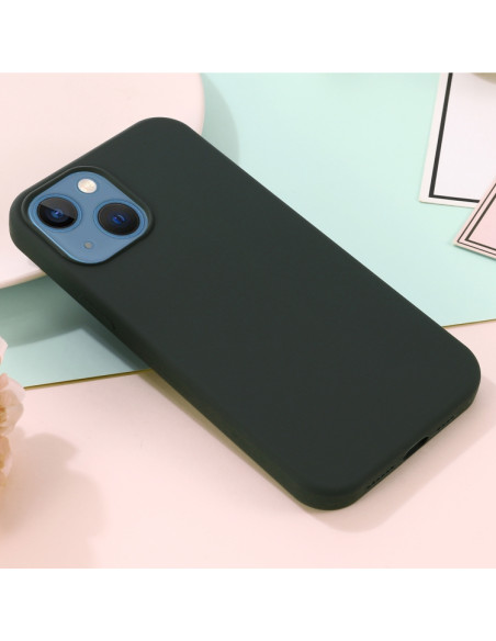 Cover iPhone 13 Silicone Antiurto MagSafe Dark Verde | Melacompro