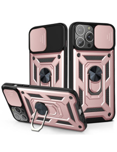 Cover iPhone 13 TPU Marmo Bianco Rose Oro