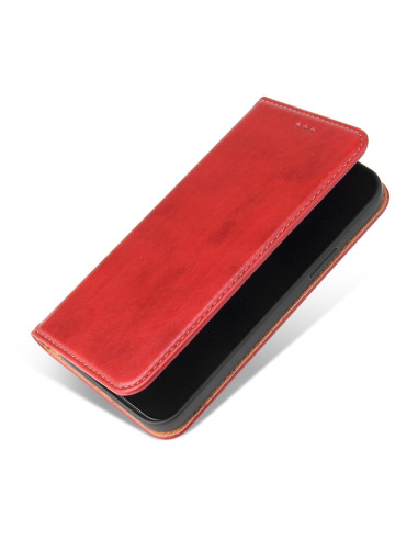 Cover iPhone 13 Pelle Rosso Vino | Melacompro