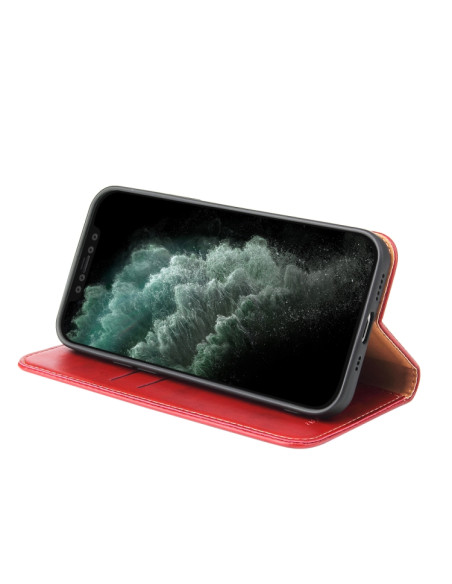 Cover iPhone 13 Pelle Rosso Vino | Melacompro