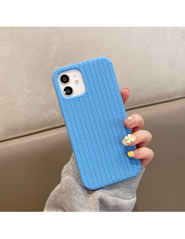 Cover iPhone 13 Silicone Blu Mare Cornflowerblue | Melacompro