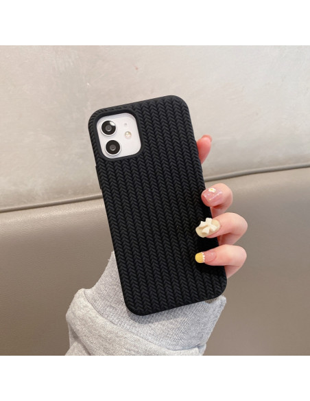 Cover iPhone 13 Silicone Blu Mare Nero | Melacompro