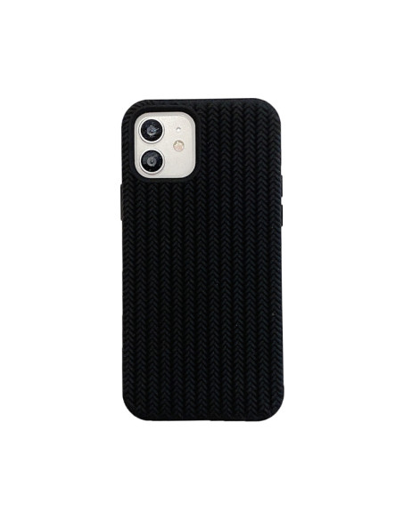 Cover iPhone 13 Silicone Blu Mare Nero | Melacompro