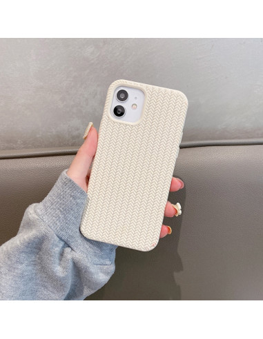 Cover iPhone 13 Silicone Blu Mare Bianco | Melacompro