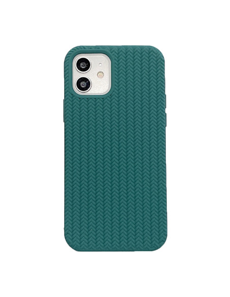 Cover iPhone 13 Silicone Blu Mare Pine Verde | Melacompro