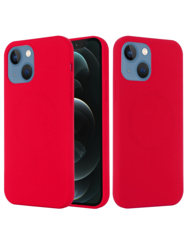 Cover iPhone 13 Silicone Antiurto MagSafe Rosso | Melacompro