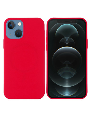 Cover iPhone 13 Silicone Antiurto MagSafe Rosso | Melacompro