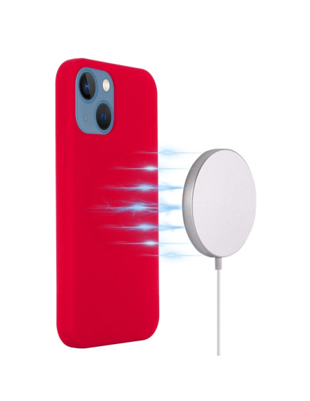 Cover iPhone 13 Silicone Antiurto MagSafe Rosso | Melacompro