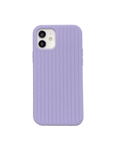 Cover iPhone 13 Silicone Blu Mare Light Viola | Melacompro
