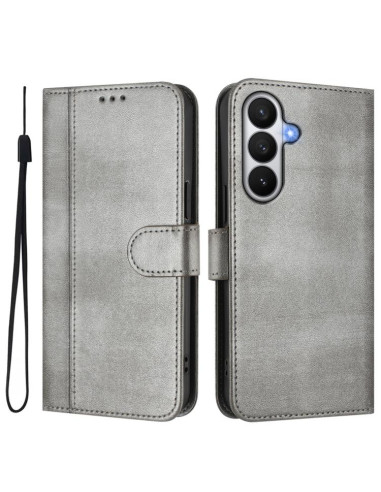 Cover Galaxy S26 5G Pelle Grigia | Melacompro