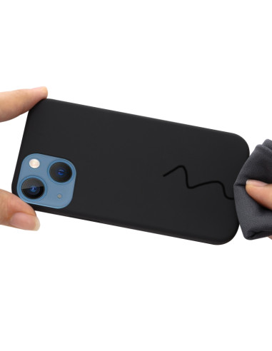 Cover iPhone 13 Silicone Antiurto MagSafe Nero | Melacompro