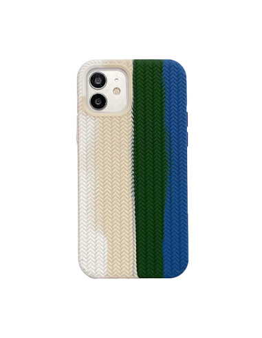 Cover iPhone 13 Silicone Blu Mare Rainbow Blu | Melacompro