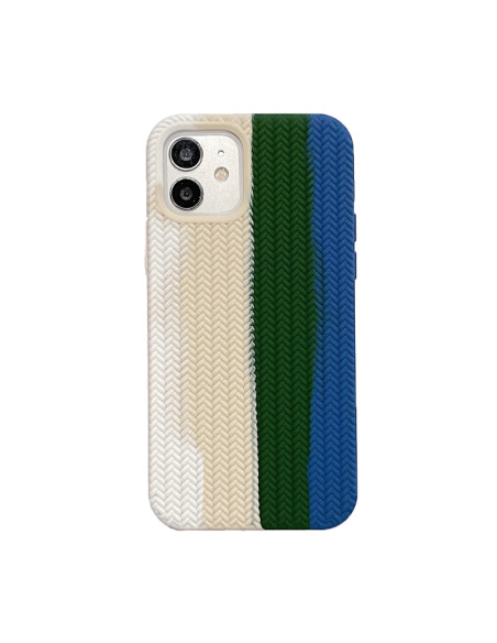 Cover iPhone 13 Silicone Blu Mare Rainbow Blu | Melacompro
