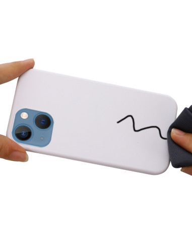 Cover iPhone 13 Silicone Antiurto Bianco | Melacompro