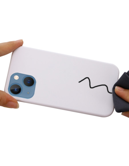 Cover iPhone 13 Silicone Antiurto Bianco | Melacompro