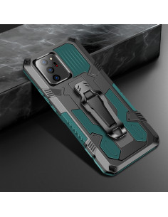Cover Galaxy Note 20 Ultra PC + TPU Antiurto Rosso Army Verde