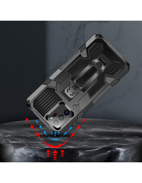 Cover Galaxy Note 20 Ultra Antiurto Rosso Army Verde | Melacompro