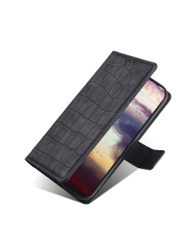 Cover Galaxy A5 2017 Pelle PU Coccodrillo Nero | Melacompro