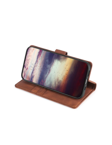 Cover Galaxy A5 2017 Pelle PU Coccodrillo Marrone | Melacompro