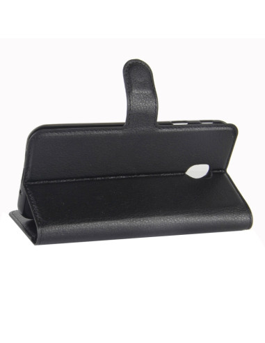 Cover Galaxy J3 2017 Pelle PU Nero | Melacompro