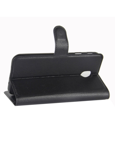 Cover Galaxy J3 2017 Pelle PU Nero | Melacompro