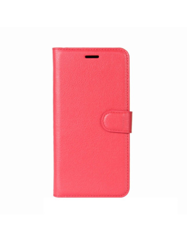 Cover Galaxy J3 2017 Pelle PU Nero Rosso | Melacompro