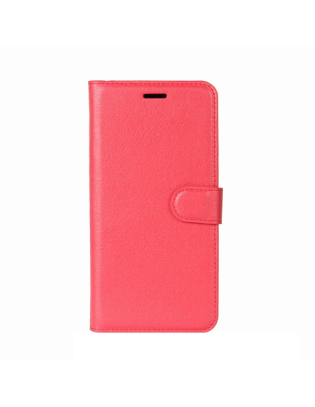 Cover Galaxy J3 2017 Pelle PU Nero Rosso | Melacompro