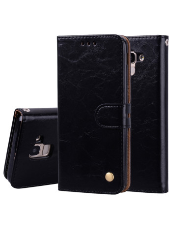 Cover Galaxy J6 EU 2018 Pelle Nero | Melacompro