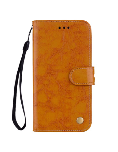 Cover Galaxy J6 EU 2018 Pelle Nero Marrone | Melacompro