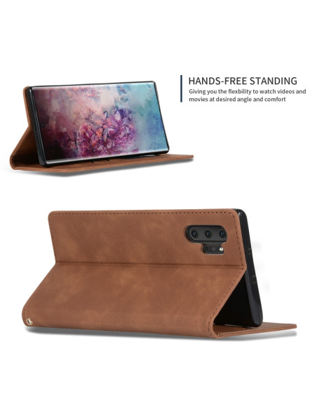 Cover Galaxy Note 10 Pro Pelle Marrone | Melacompro