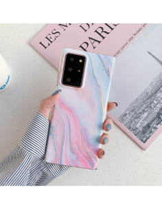 Cover Galaxy Note 20 Ultra TPU Marmo Rosa