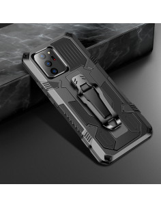 Cover Galaxy Note 20 Ultra PC + TPU Antiurto Rosso Nero