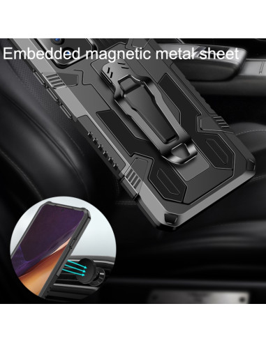 Cover Galaxy Note 20 Ultra Antiurto Rosso Nero | Melacompro