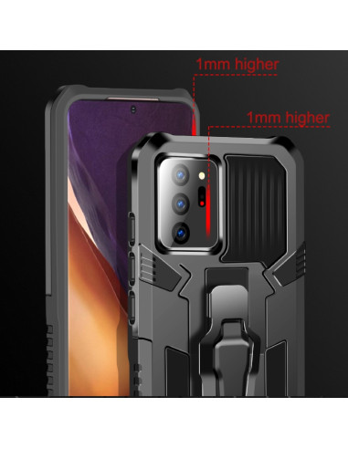 Cover Galaxy Note 20 Ultra Antiurto Rosso Nero | Melacompro