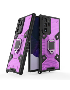 Cover Galaxy Note20 Ultra PC+TPU Viola con Anello