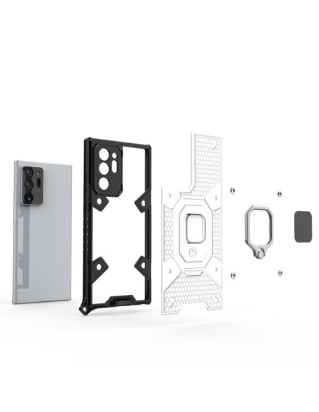 Cover Galaxy Note20 Ultra PC+TPU Viola Blu | Melacompro