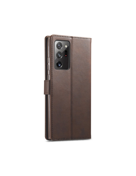 Cover Galaxy Note 20 Ultra Pelle Flip Marrone | Melacompro