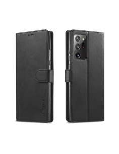 Cover Galaxy Note 20 Ultra Pelle Portafoglio Nero