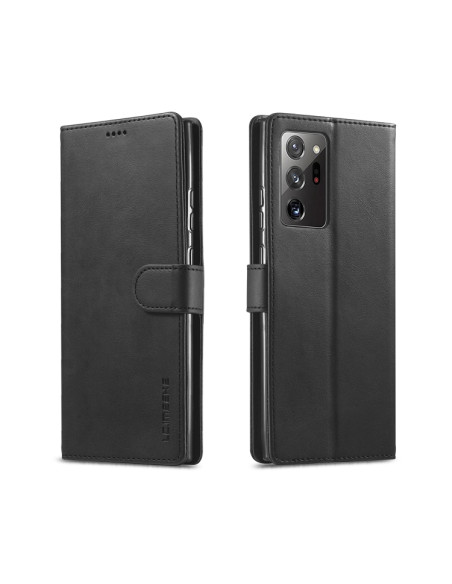 Cover Galaxy Note 20 Ultra Pelle Nero | Melacompro