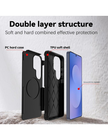 Cover Galaxy S26 Ultra 5G PC TPU Nero | Melacompro