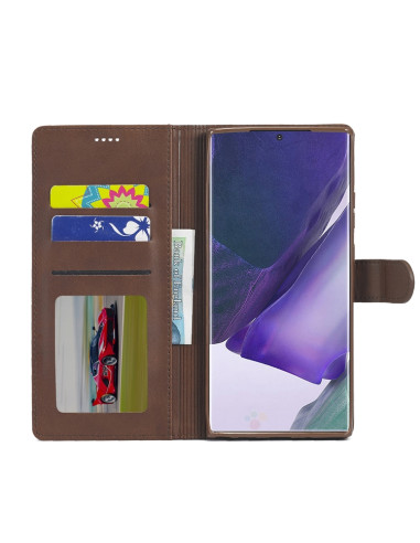 Cover Galaxy Note 20 Ultra Pelle Flip Rosso | Melacompro