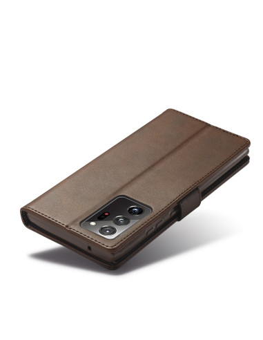 Cover Galaxy Note 20 Ultra Pelle Flip Giallo | Melacompro