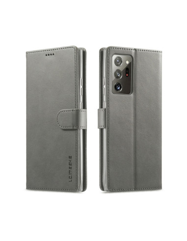 Cover Galaxy Note 20 Ultra Pelle Flip Grigio | Melacompro